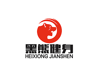 秦曉東的黑熊健身logo設(shè)計(jì)