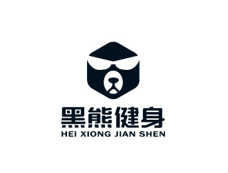 周金進(jìn)的黑熊健身logo設(shè)計