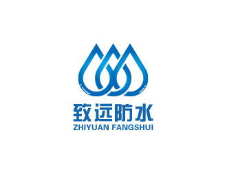 建筑防水工程單色logologo設(shè)計