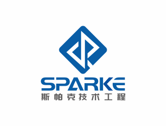 湯儒娟的品牌：sparke ，公司名稱：秦皇島斯帕克技術(shù)工程有限公司logo設(shè)計