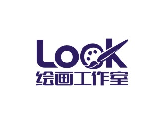 曾翼的look繪畫工作室logo設(shè)計(jì)