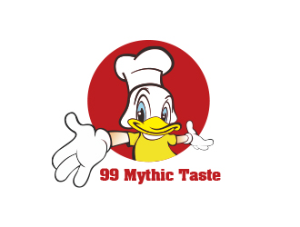 黃安悅的99 Mythic Taste（學(xué)生時(shí)期（成長期）的鴨子）logo設(shè)計(jì)