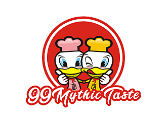 勞志飛的99 Mythic Taste（學(xué)生時(shí)期（成長期）的鴨子）logo設(shè)計(jì)