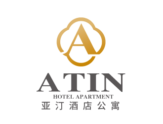 亞汀酒店公寓 ATIN HOTEL APARTMENTlogo設(shè)計