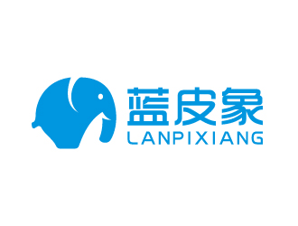 葉美寶的藍皮象logo設計