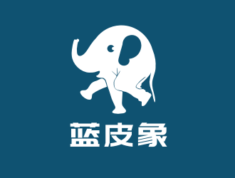 姜彥海的藍皮象logo設計