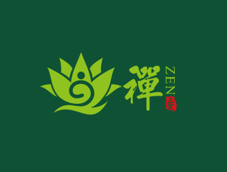 黃安悅的禪ZEN中國文化logo設(shè)計(jì)logo設(shè)計(jì)