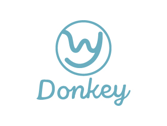 張俊的Donkey 手繪線條logologo設(shè)計