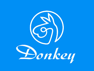 李杰的Donkey 手繪線條logologo設(shè)計