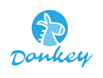 向正軍的Donkey 手繪線條logologo設(shè)計