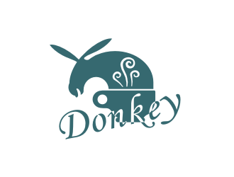 姜彥海的Donkey 手繪線條logologo設(shè)計