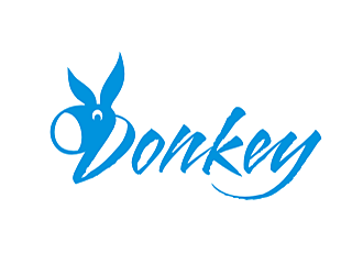 勞志飛的Donkey 手繪線條logologo設(shè)計