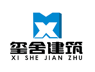 朱兵的璽舍建筑裝飾公司LOGOlogo設(shè)計