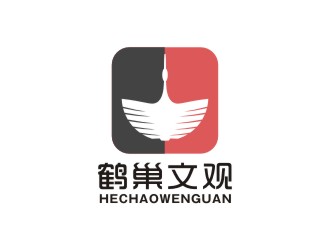 楊占斌的鶴巢文觀logo設(shè)計