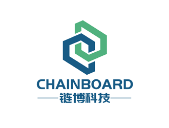 譚家強的鏈博科技公司logologo設(shè)計