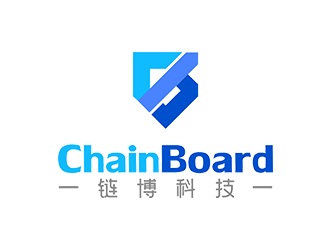 鄭錦尚的鏈博科技公司logologo設(shè)計