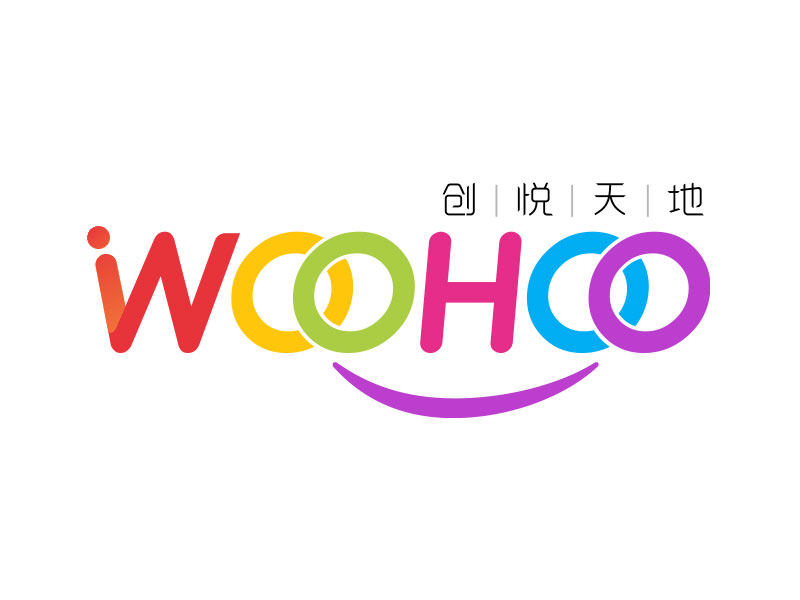 中文名：創(chuàng)悅天地    ；  英文名：WOOHOOlogo設(shè)計