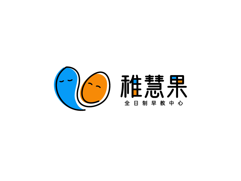 唐國強的稚慧果logo設(shè)計