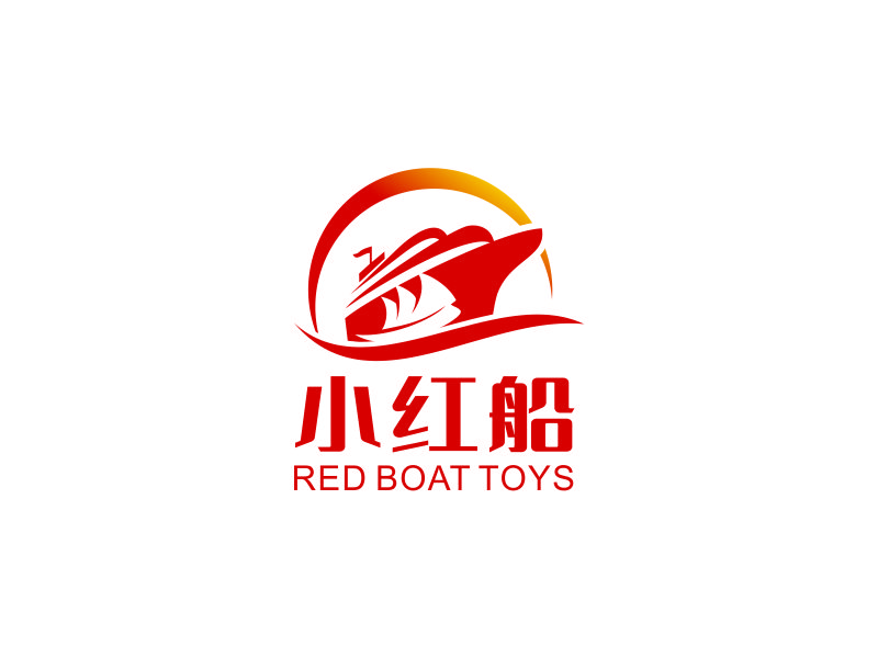 小紅船 RED BOAT TOYSlogo設(shè)計