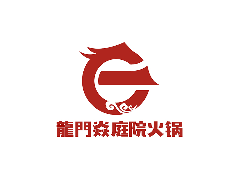 周都響的龍門焱生態(tài)火鍋logo設(shè)計(jì)