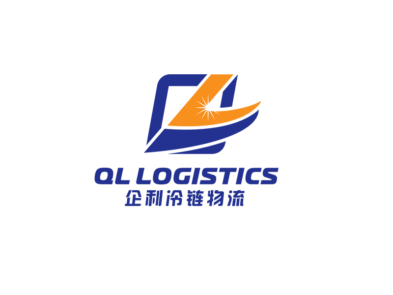 李杰的QL LOGISTICS 企利冷鏈物流logo設(shè)計