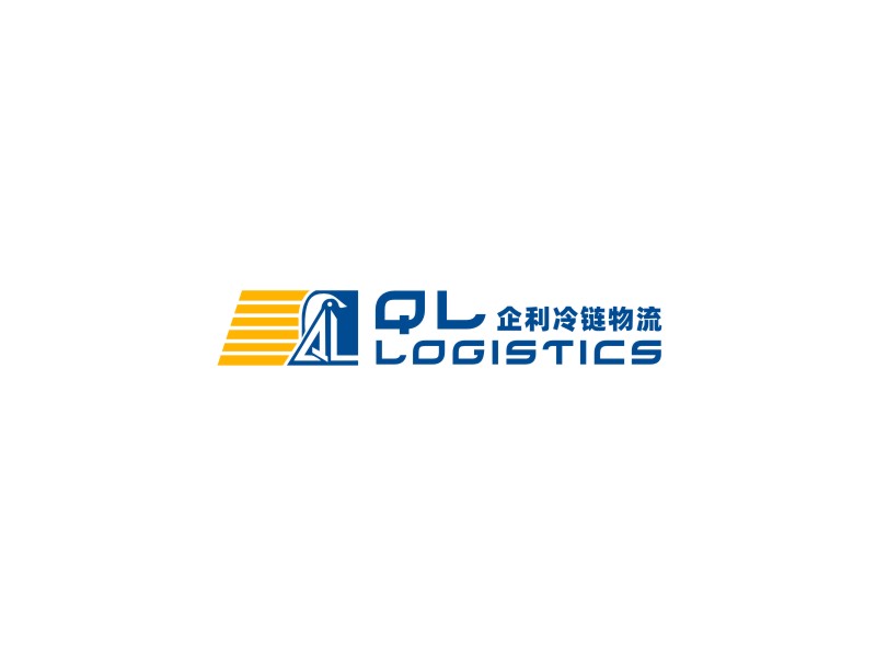 姜彥海的QL LOGISTICS 企利冷鏈物流logo設(shè)計