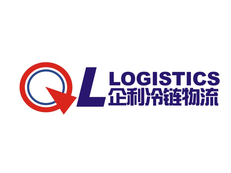 張軍代的QL LOGISTICS 企利冷鏈物流logo設(shè)計