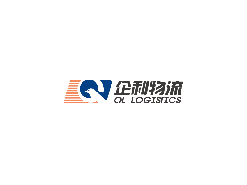 孫紅印的QL LOGISTICS 企利冷鏈物流logo設(shè)計