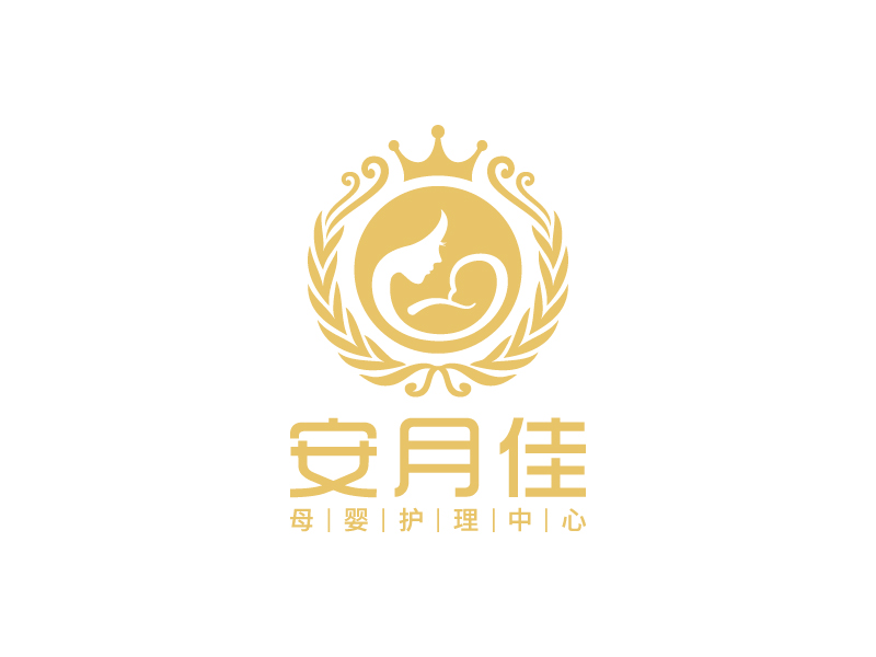 王濤的上海安月佳母嬰護理中心logo設(shè)計