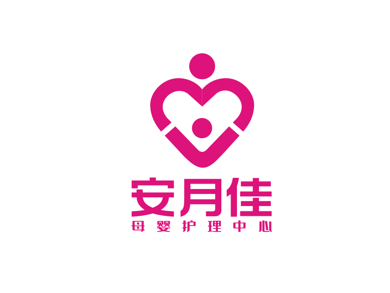 梁宗龍的上海安月佳母嬰護理中心logo設(shè)計