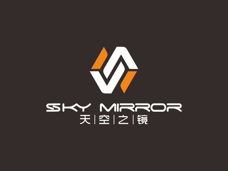 何嘉健的天空之鏡 Sky MIrrorlogo設(shè)計