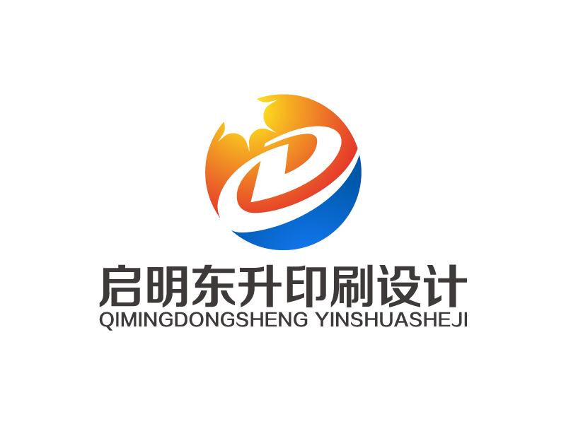 葉美寶的北京啟明東升印刷設(shè)計有限公司logo設(shè)計