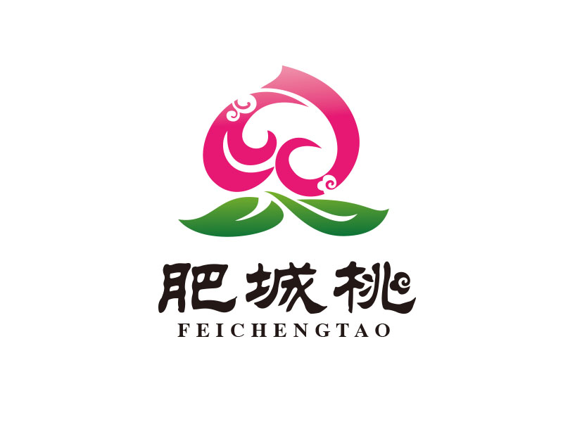 朱紅娟的肥城桃logo設計