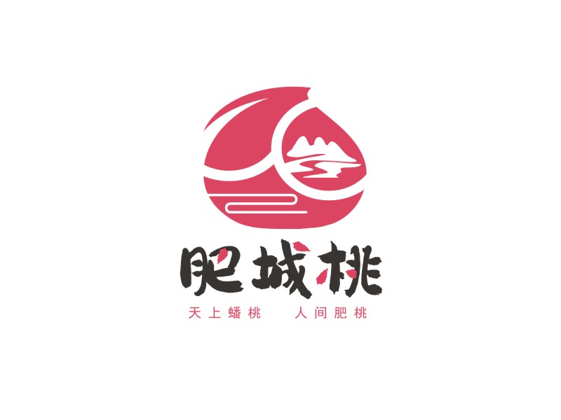 姜彥海的肥城桃logo設計