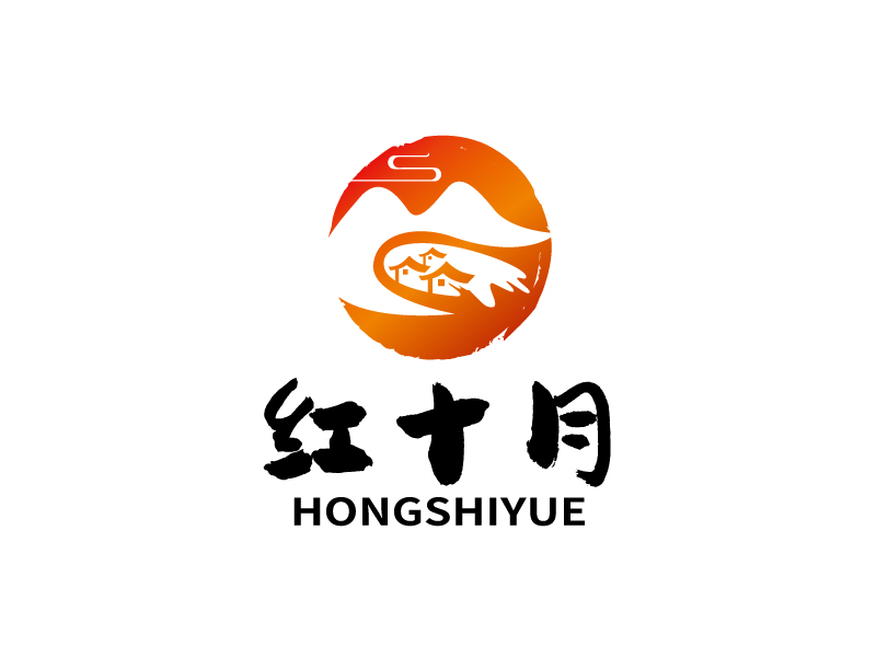 張俊的紅十月旅游度假logo設(shè)計