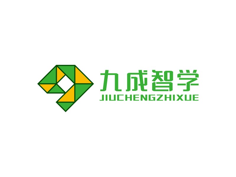 九成智學(xué)logo設(shè)計(jì)