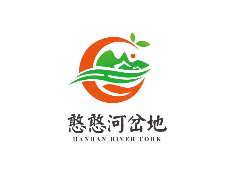 朱紅娟的憨憨河岔地logo設計